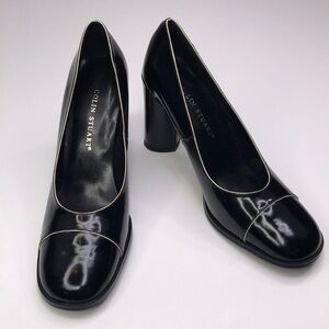 90s COLIN STUART Patent Leather Square Toe Pump